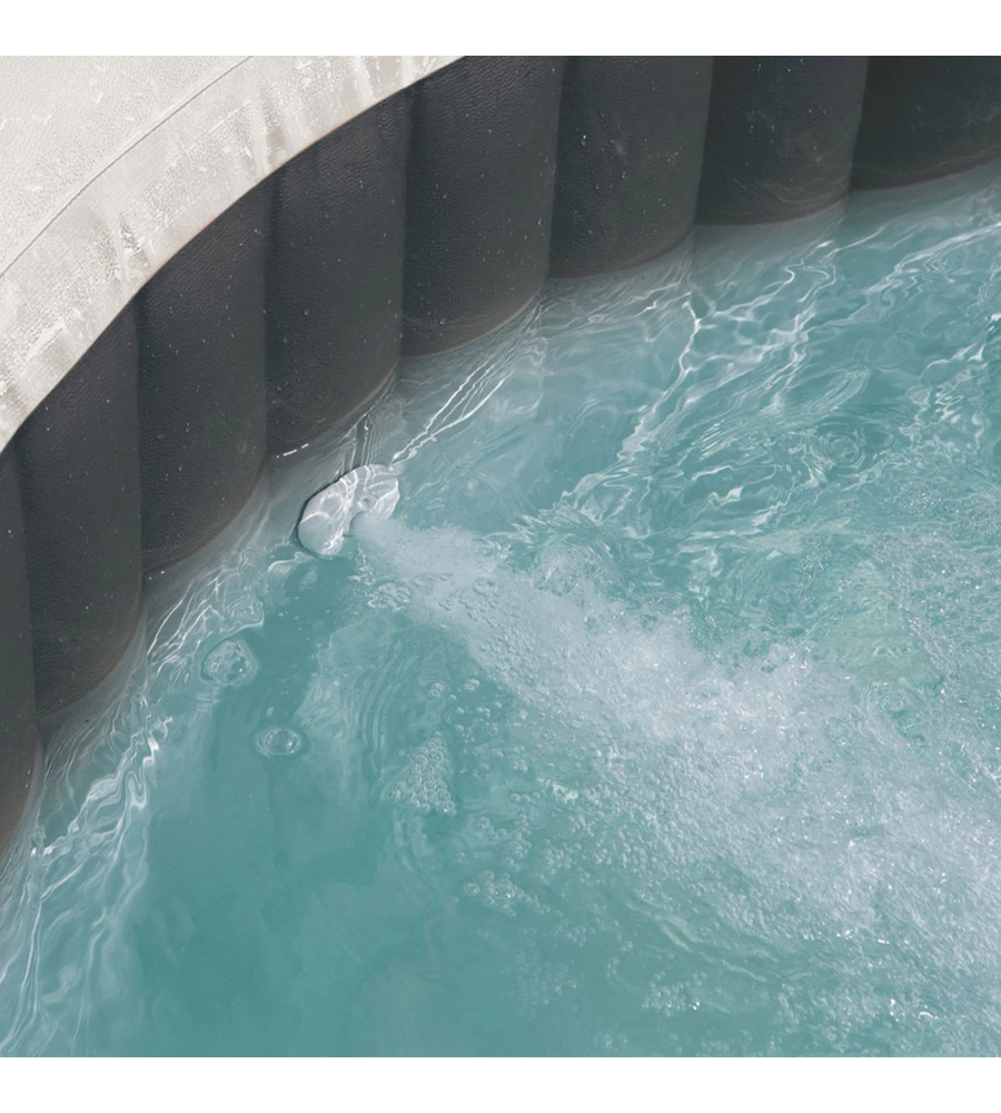 Piscina idromassaggio gonfiabile ottagonale intex "pure spa bubble e jet massage deluxe" - cod. 28462ex